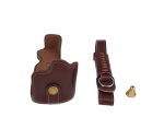 کیف-چرمی-دوربین-قهوه-ای-تیره-