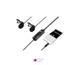 میکروفون-یقه-ای-بویا-Boya-BY-M1DM-Dual-Omni-directional-Lavalier-Mic