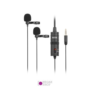 میکروفون-یقه-ای-بویا-Boya-BY-M1DM-Dual-Omni-directional-Lavalier-Mic-(2)