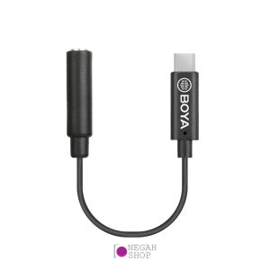 تبدیل-جک-3.5mm-به-USB-C-مدل-Boya-BY-K4