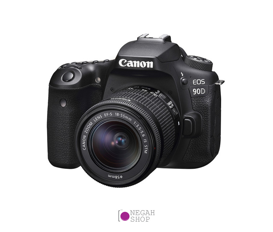 دوربین عکاسی Canon EOS 90D EF-S 18-55mm f/3.5-5.6 IS STM - تجهیزات عکاسی  نگاه شاپ