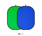 فون-کتان-قابل-حمل-دو-طرفه-آبی-و-سبز-1.52-متر
