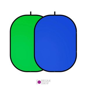 فون-کتان-قابل-حمل-دو-طرفه-آبی-و-سبز-1.52-متر