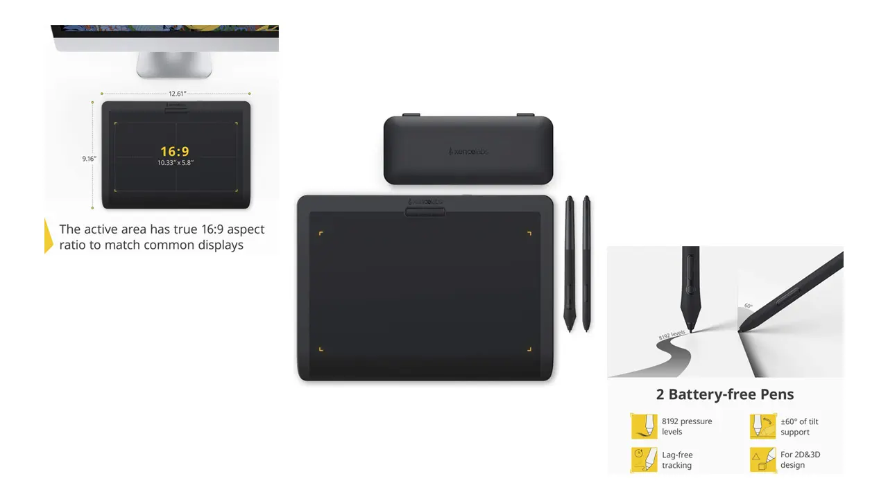 Xencelabs wireless graphic tablet