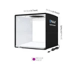 کیت خیمه عکاسی مدل لایت باکس به همراه پنل ال ای دی Puluz PKT3101B - تصویر 2
