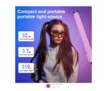 باتوم لایت مغناطیسی Puluz RGB Tube Light - نگاه شاپ