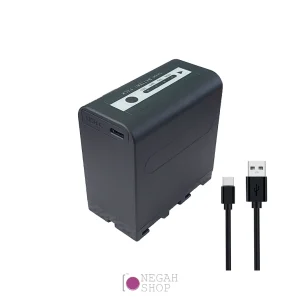 باتری قابل شارژ Kingpower F970-PD با ظرفیت 6000 میلی آمپر - نگاه شاپ