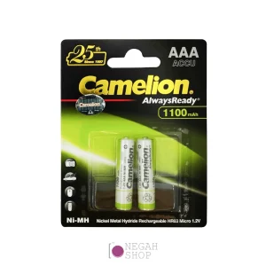 باتری نیم قلمی قابل شارژ Camelion AlwaysReady 1100 - نگاه شاپ