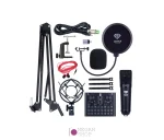 میکروفون کاندنسر Gem Audio GA-800 به همراه کارت صدا V8 Plus - نگاه شاپ