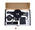 میکروفون کاندنسر Gem Audio GA-800 به همراه کارت صدا V8 Plus - نگاه شاپ