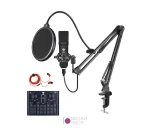 میکروفون کاندنسر Gem Audio GA-800 به همراه کارت صدا V8 Plus - نگاه شاپ