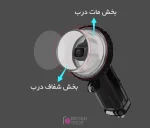 قاب ضد آب Puluz مناسب دوربین DJI Osmo Pocket 2 - نگاه شاپ