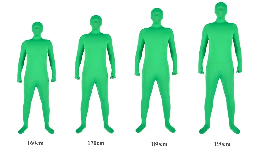 لباس سبز کروماکی در سایزهای مختلف