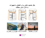 کیف کوله پشتی دوربین آلفا K&F 13.105 - تصویر 11
