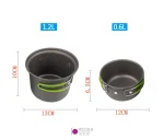 ظرف دو نفره کمپینگ به همراه کارد ، قاشق ، چنگال DS-101 - تصویر 10