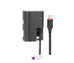آداپتور برق مستقیم باتری دوربین Kingma LP-E6 USB-C - تصویر 3