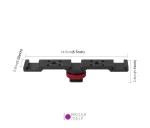 براکت سه تایی کفشک دار دوربین پلوز مدل Puluz PU523B - تصویر 7