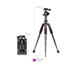 سه پایه دوربین Xiletu FM5S Mini - تصویر 4