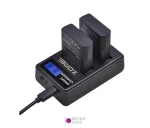 شارژر دوبل باتری Zomei EN-EL14 مدل LCD USB Type C / Micro - تصویر 4
