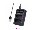شارژر دوبل باتری Zomei EN-EL14 مدل LCD USB Type C / Micro - تصویر 2