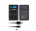 شارژر دوبل باتری Zomei NP-FW50 مدل LCD USB Type C / Micro - تصویر 2