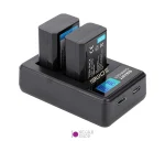 شارژر دوبل باتری Zomei NP-FW50 مدل LCD USB Type C / Micro - تصویر 7