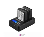 شارژر دوبل باتری Zomei LP-E17 مدل LCD USB Type C - تصویر 6