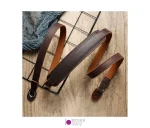 بند دوربین چرم طبیعی مناسب سونی قهوه ای تیره - تصویر 2