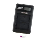 شارژر دوبل باتری Zomei LP-E6 مدل LCD USB Type C / Micro - تصویر 6