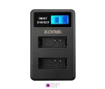 شارژر دوبل باتری Zomei LP E12 مدل LCD USB Type C - تصویر 2