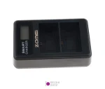 شارژر دوبل باتری Zomei LP-E6 مدل LCD USB Type C / Micro - تصویر 7