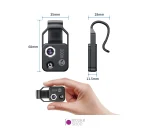 لنز میکروسکوپی گوشی موبایل Apexel APL MS002 به همراه فیلتر پلاریزه مشکی - تصویر 15
