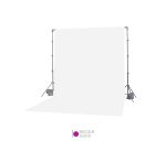 فون پارچه ای سفید با جای لوله 2*3 متر