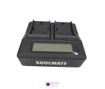 شارژر دوبل Soulmate مناسب باتری LP-E6 - تصویر 6