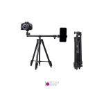 سه پایه دوربین و موبایل جیماری مدل Jmary KP-2207 با دو بال هد افقی مناسب تولید محتوا - تصویر 2