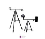 سه پایه دوربین و موبایل جیماری مدل Jmary KP-2207 با دو بال هد افقی مناسب تولید محتوا