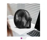 پنکه شارژی HP-F3 به همراه چراغ LED - تصویر 3