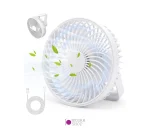 پنکه شارژی HP-F3 به همراه چراغ LED - تصویر 6