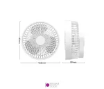 پنکه شارژی HP-F3 به همراه چراغ LED - تصویر 7
