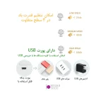 کولر آبی پرتابل رومیزی چند منظوره