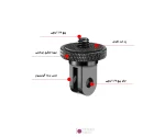 تبدیل پیچ 1.4 اینچ به مانت استاندارد دوربین های ورزشی puluz pu705B