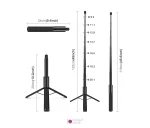 سه پایه مونوپادشو پلوز Puluz PU497B مناسب Insta360 X4 / X3