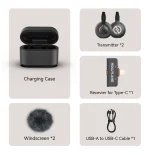 میکروفون بی سیم دو کاناله Hollyland LARK M2S Mini