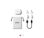 میکروفون بی سیم دو کاناله بویا Boya Mini 13 Combo سفید