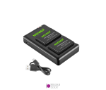 دو عدد باتری Neewer 1250mAh LP-E17 به همراه شارژر دوبل