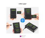 دو عدد باتری Neewer 1250mAh LP-E17 به همراه شارژر دوبل