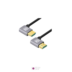 کابل HDMI نری به HDMI نری با خمیدگی دوگانه Left Right
