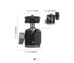 سر سه پایه پلوز مدل Puluz PU3095B