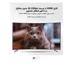 کابل فنری 50 سانتی متری HDMI Type-A to HDMI Type-A خاکستری