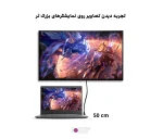 کابل فنری 50 سانتی متری HDMI Type-A to HDMI Type-D